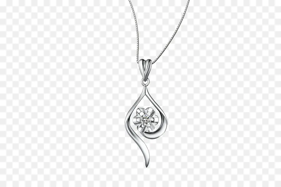 Colgante De Plata，Collar PNG