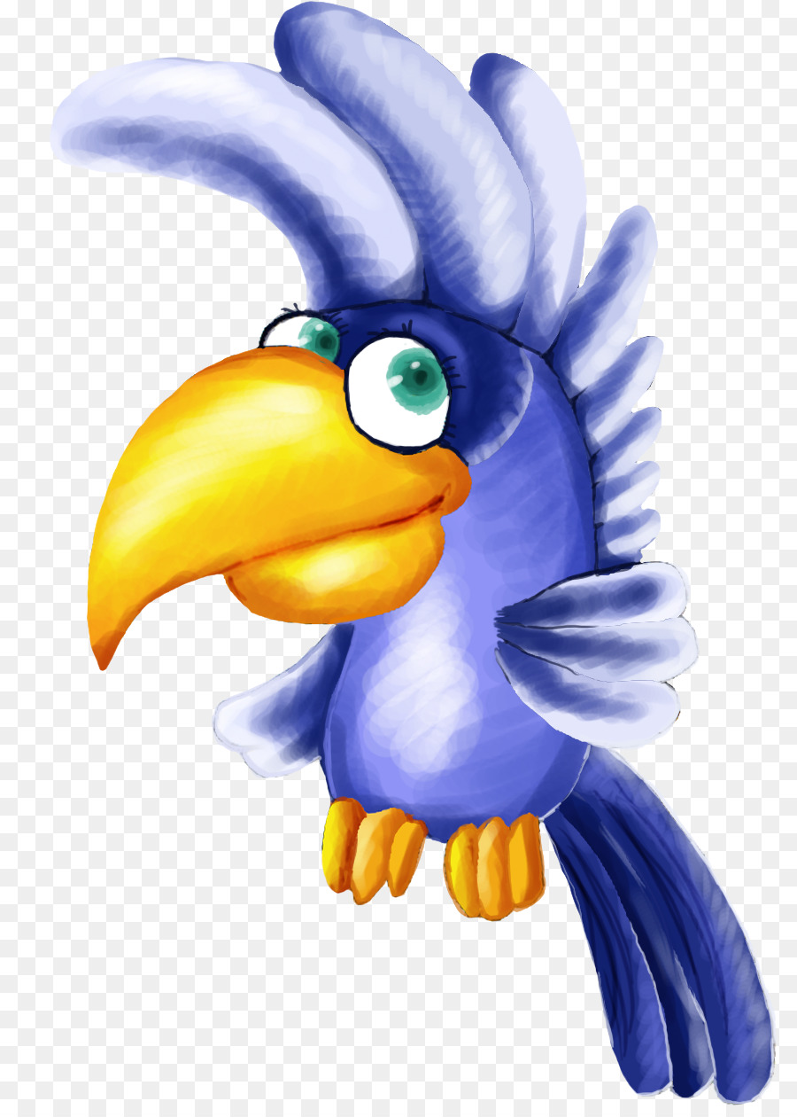 Pájaro Azul，Dibujos Animados PNG