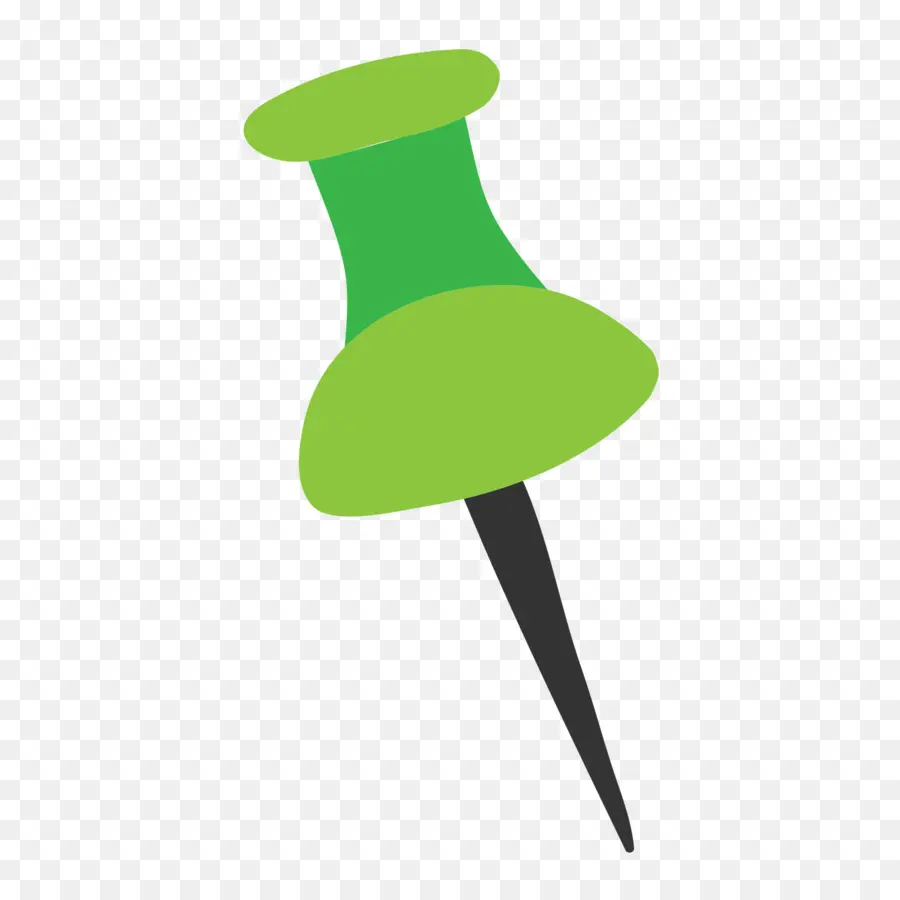 Dibujo Pin，Verde PNG