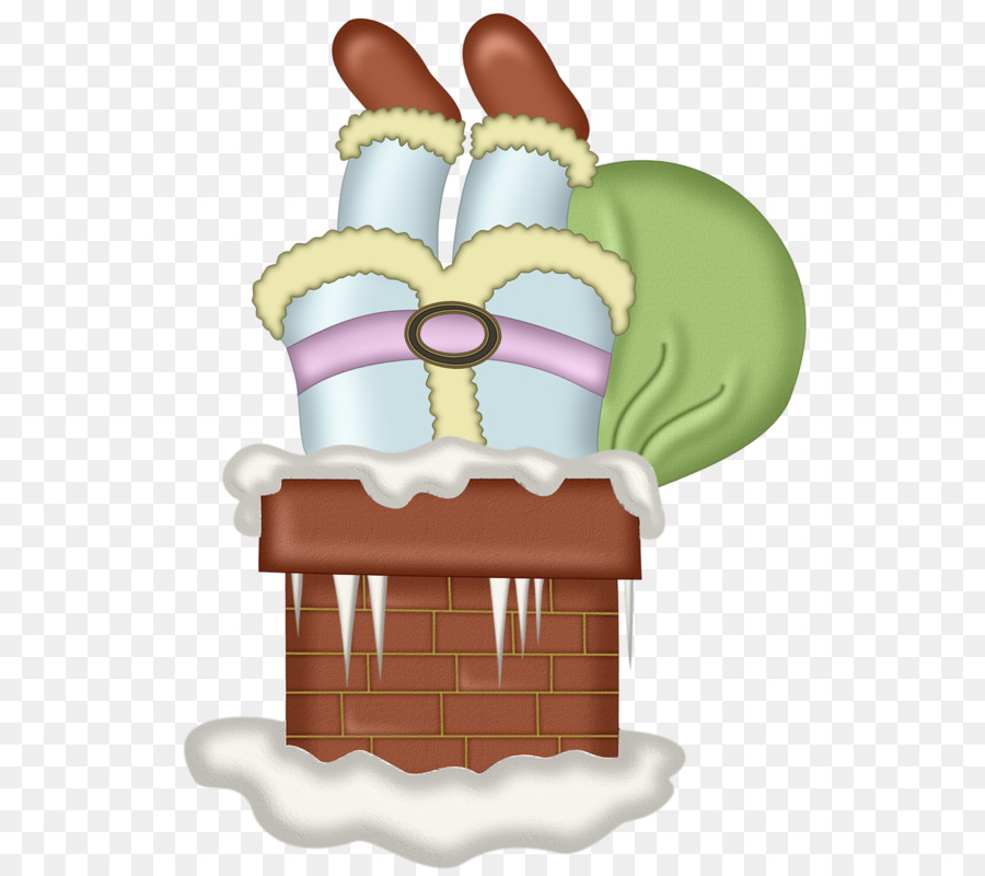 Santa Claus，Chimenea PNG