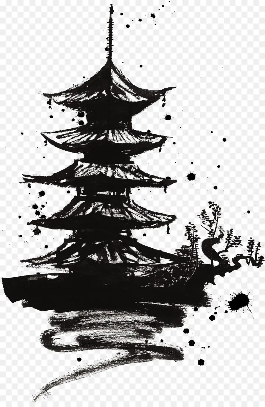 Japón，Tinta PNG