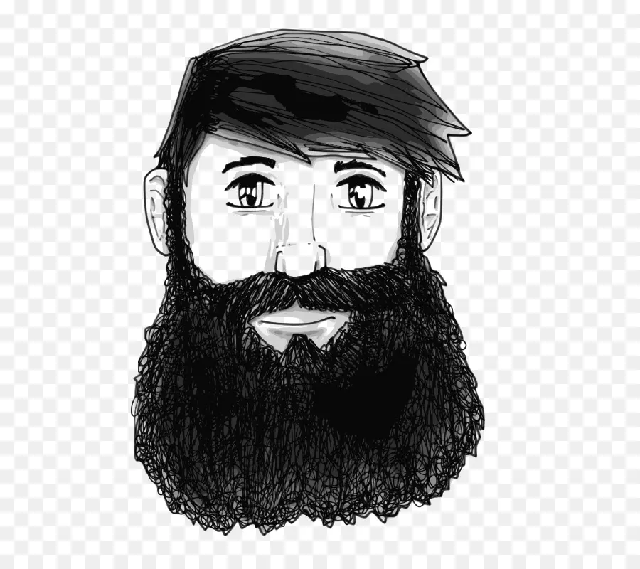 Hombre Barbudo Dibujo，Barba PNG