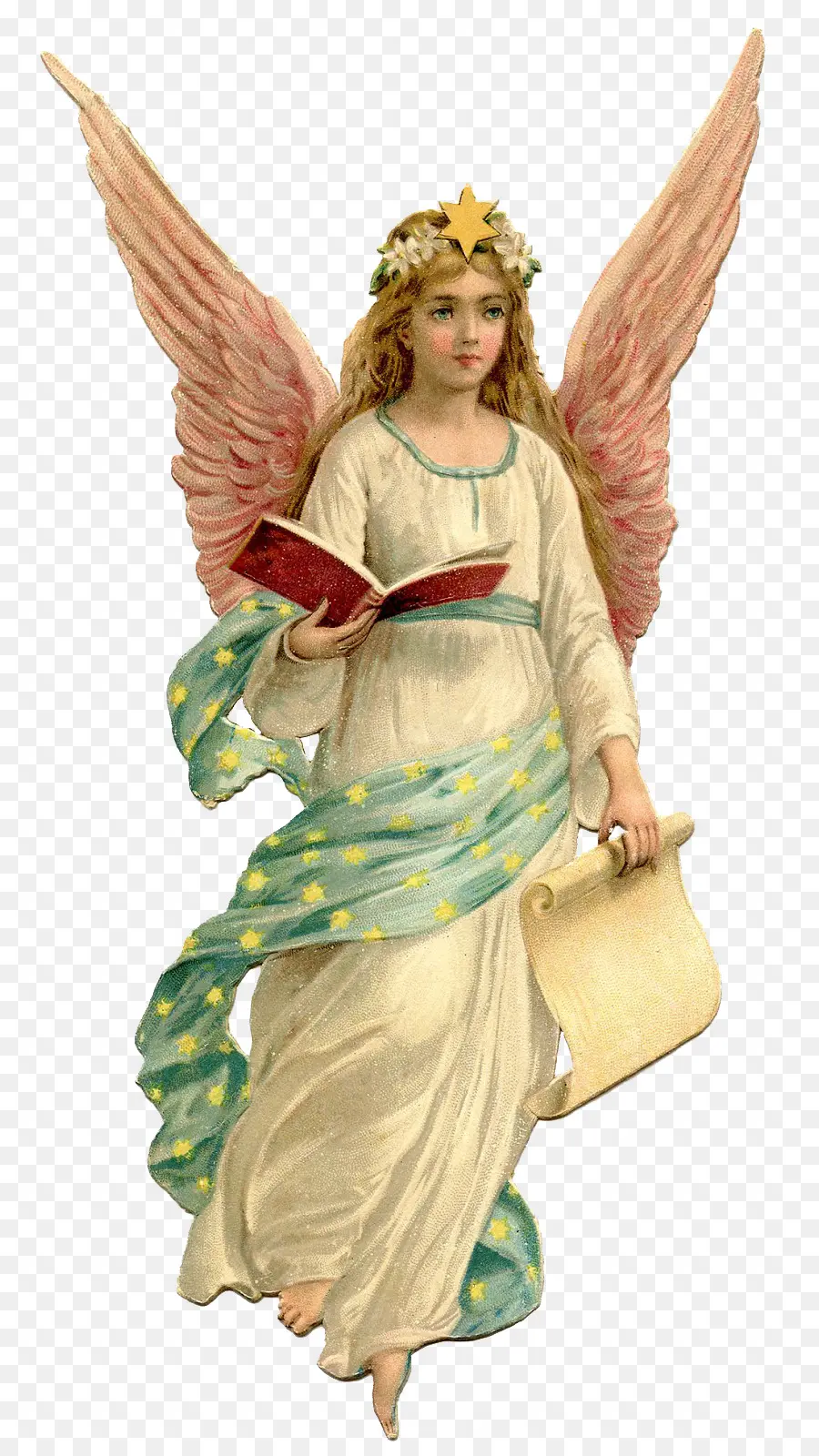 ángel Con Libro，Ángel PNG