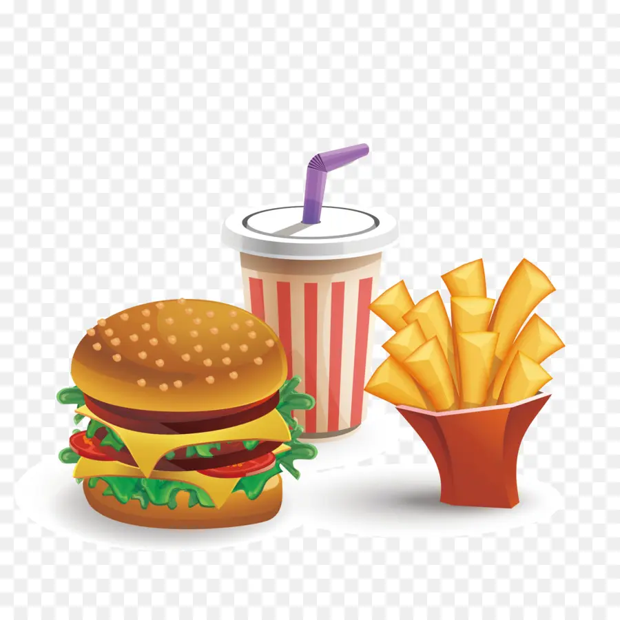 Hamburguesa，Cocacola PNG