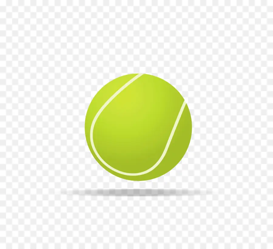 Pelota De Tenis，Verde PNG