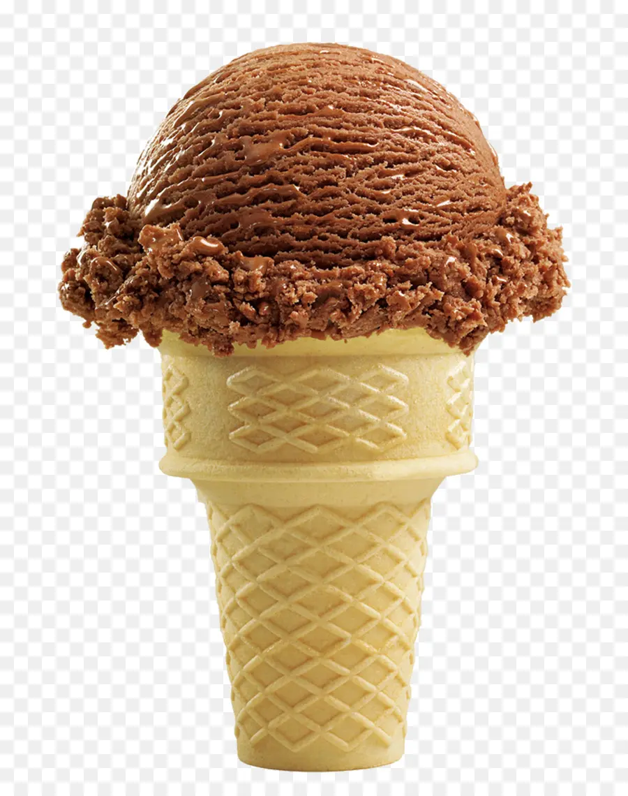 Helado De Chocolate，Postre PNG