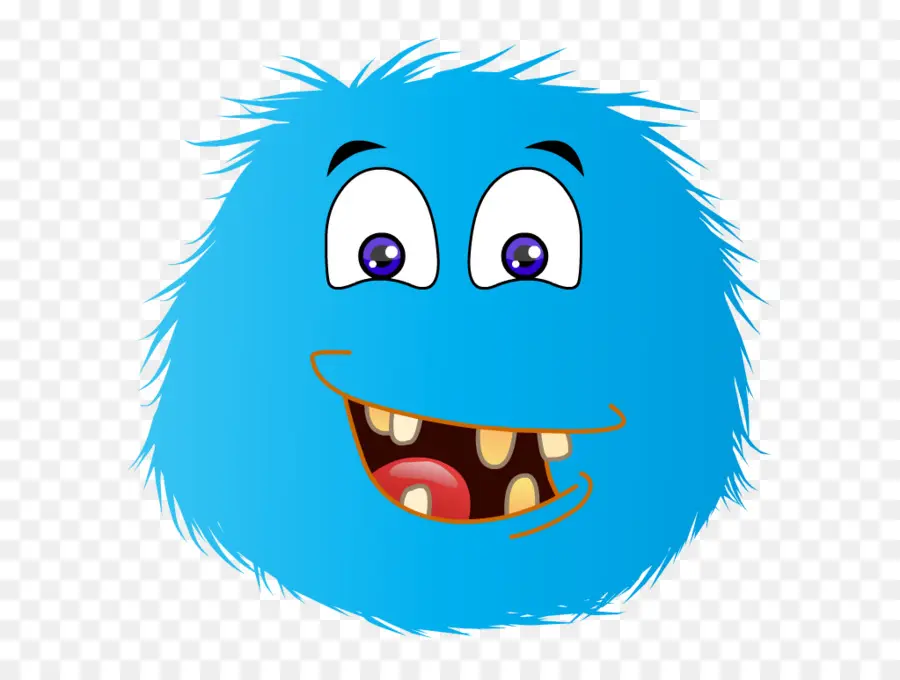 Monstruo Peludo Azul，Monstruo PNG