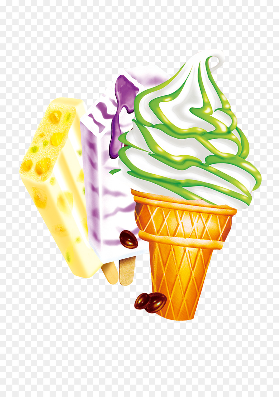 Helado，Cono De Helado PNG