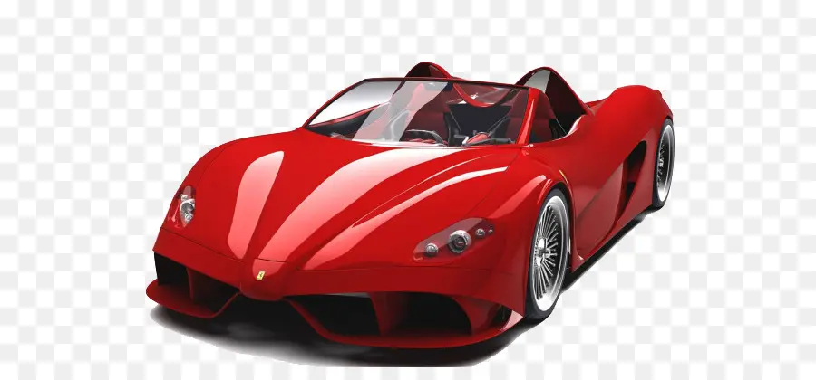 Coche Deportivo，Rojo PNG