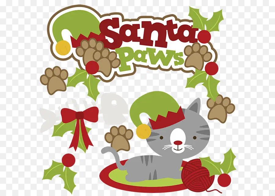 Patas De Papá Noel，Gato PNG