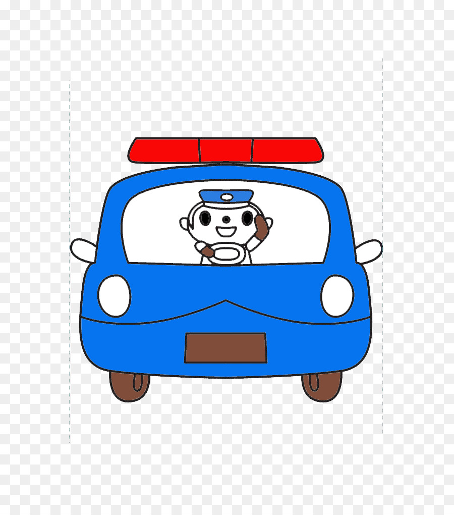 Coche De Policía，Dibujos Animados PNG