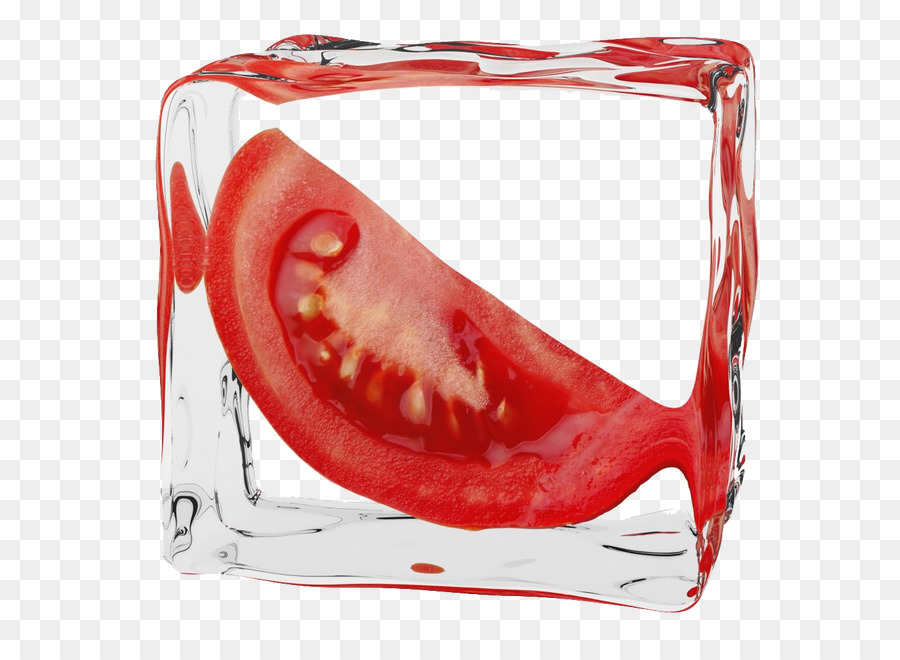 Tomate En Cubitos De Hielo，Congelado PNG