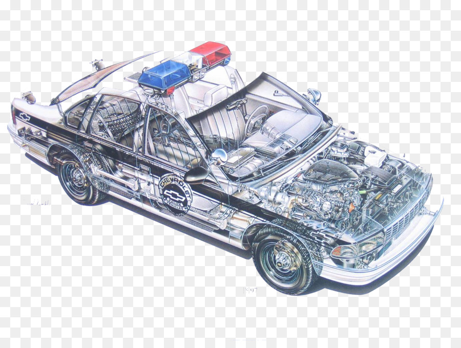 Coche De Policía，Transparente PNG