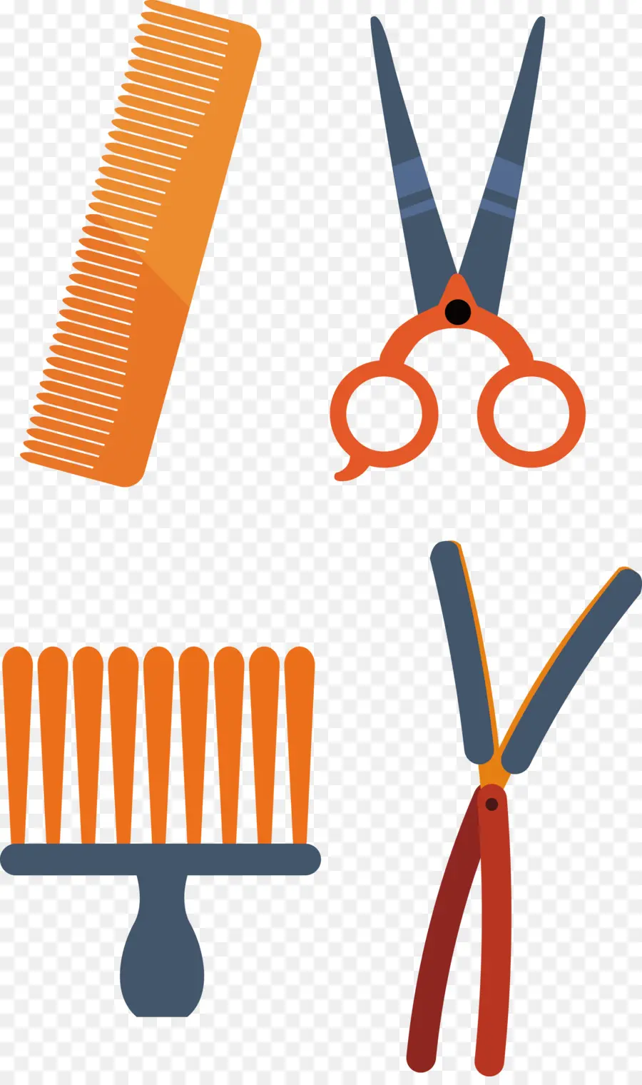 Herramientas Para El Cabello，Peine PNG