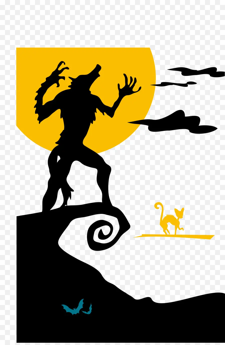 Hombre Lobo，Halloween PNG