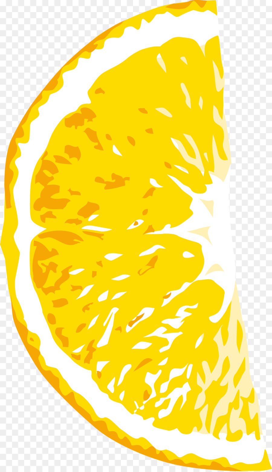 Rodaja De Naranja，Amarillo PNG