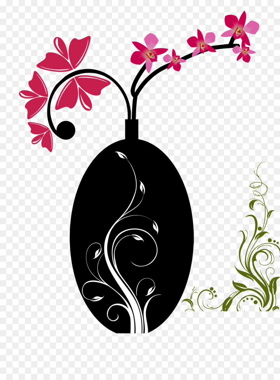 Florero，Flor PNG