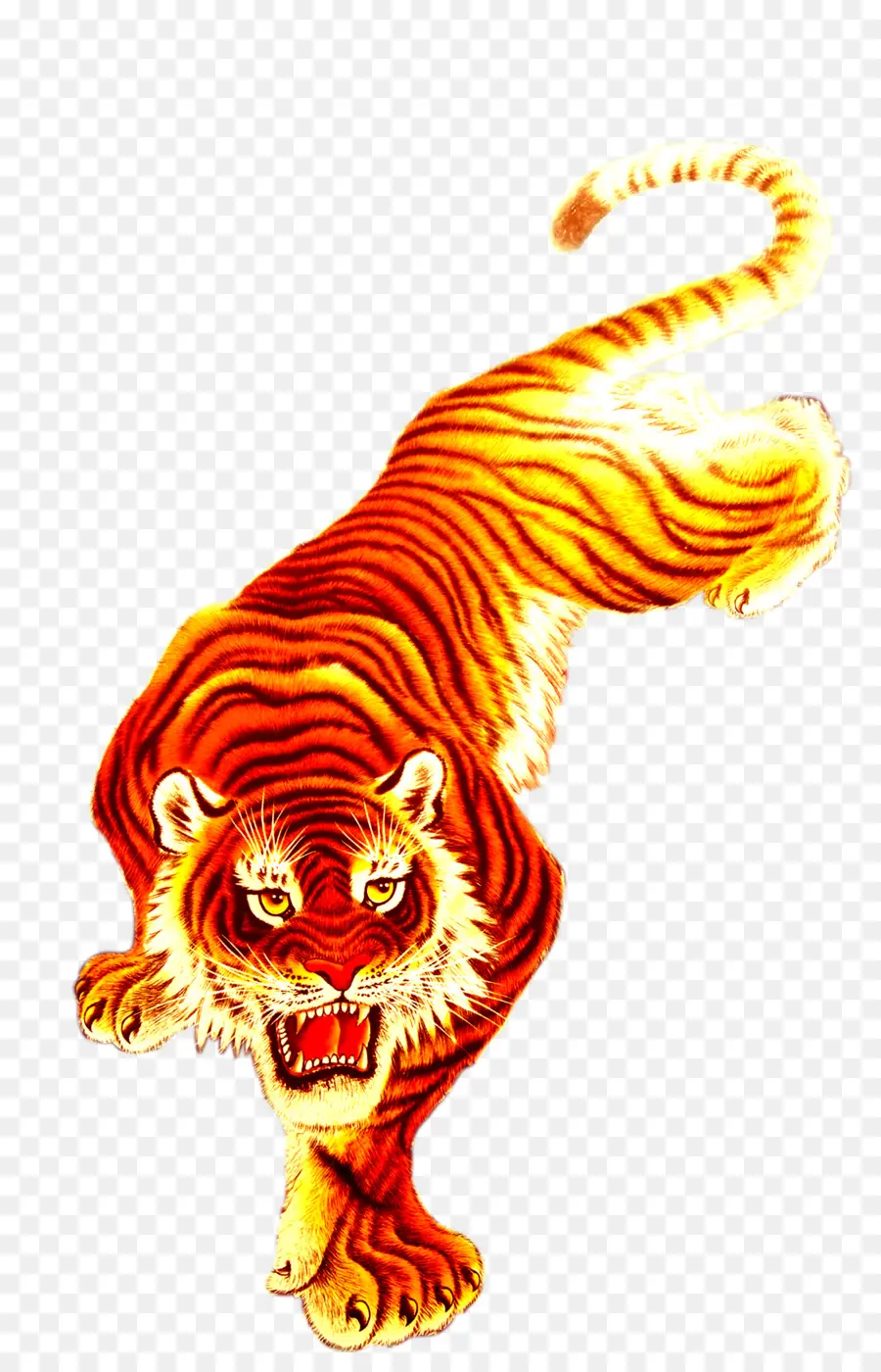 Tigre，Felino De Gran Tamaño PNG