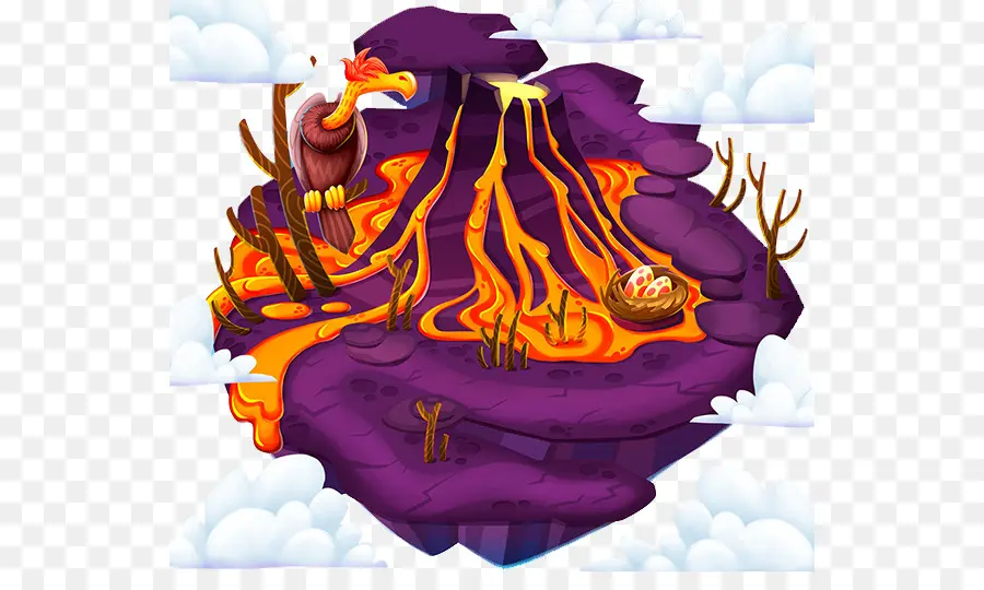 Volcán，Lava PNG