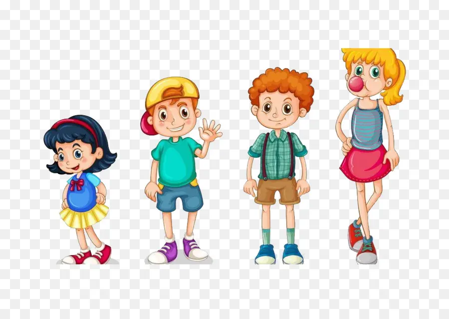 Niños，Dibujos Animados PNG