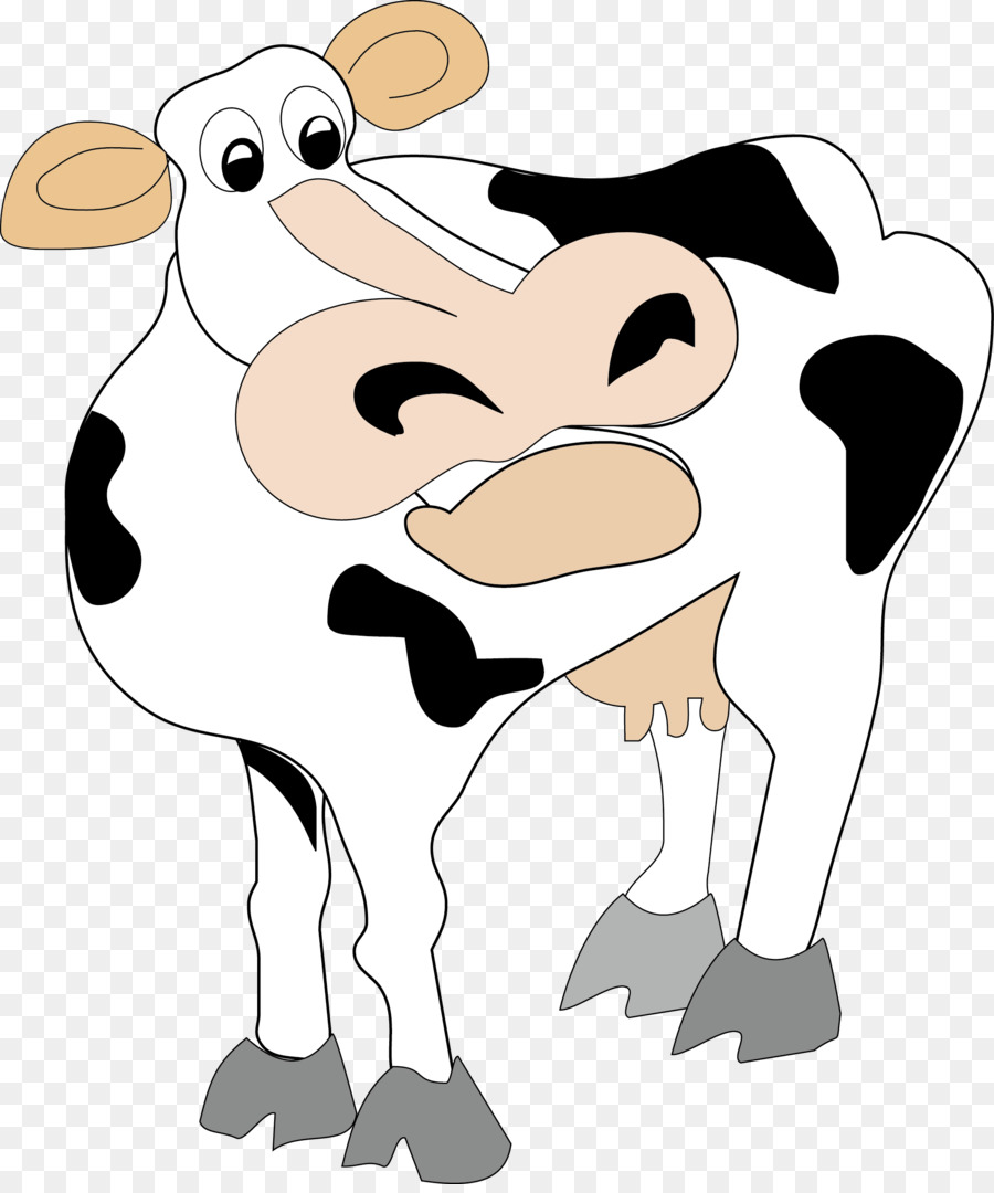 Vaca De Dibujos Animados，Manchas PNG