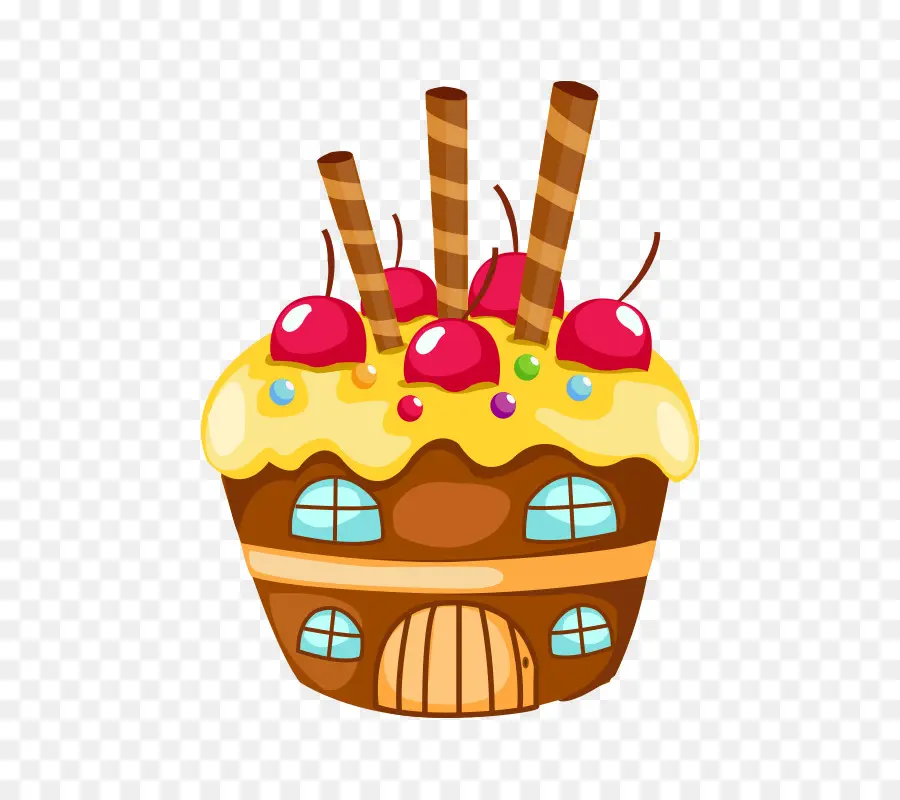 Cupcake，Pastel De Cumpleaños PNG