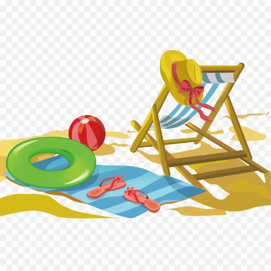 Configuración De La Playa，Silla PNG