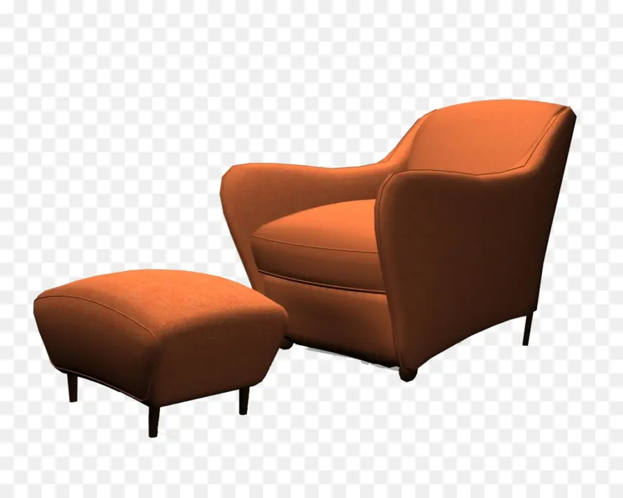 Sillón Naranja，Silla PNG