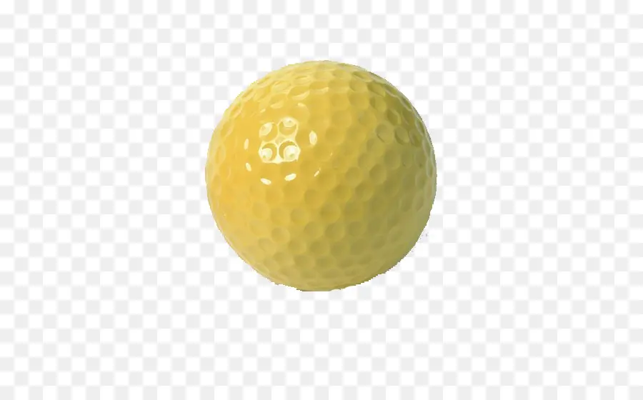 Pelota De Golf，Amarillo PNG