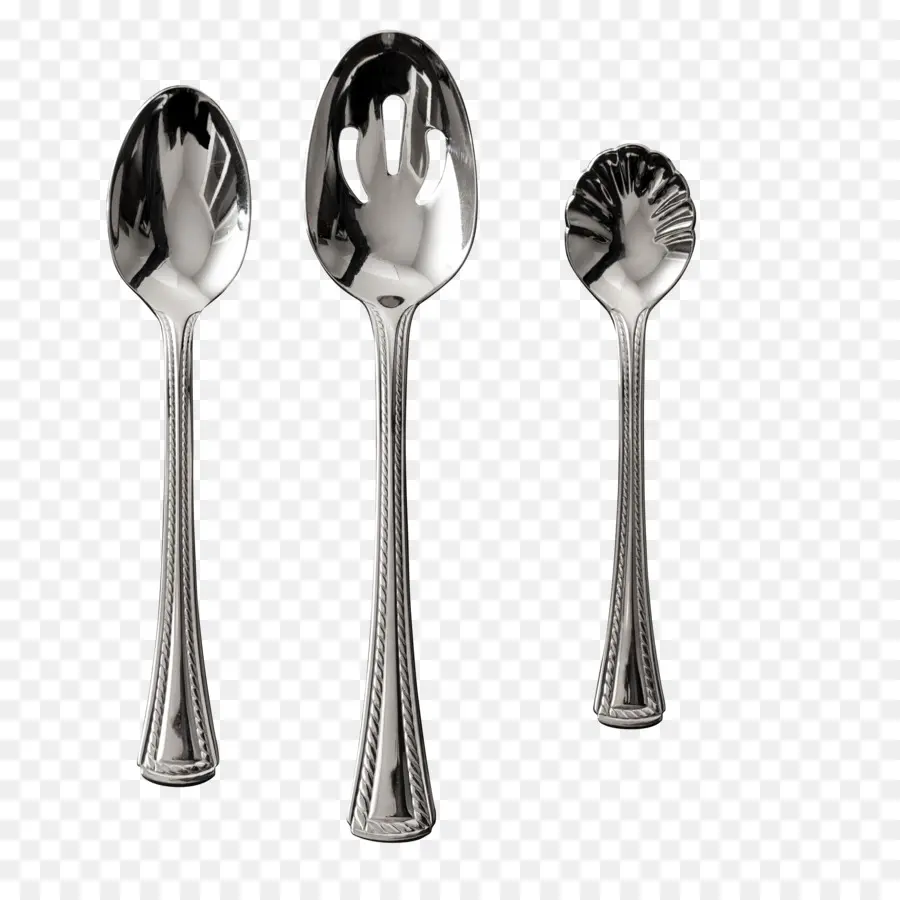 Cucharas De Plata，Cuchillería PNG