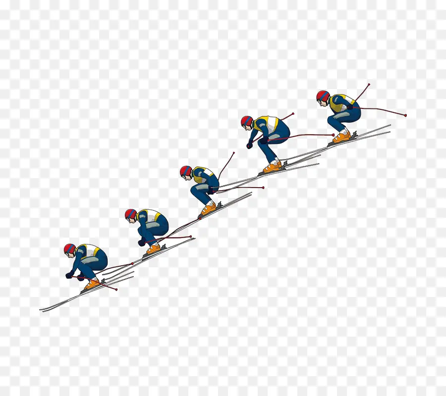 Slalom De Esquí，Esquí PNG