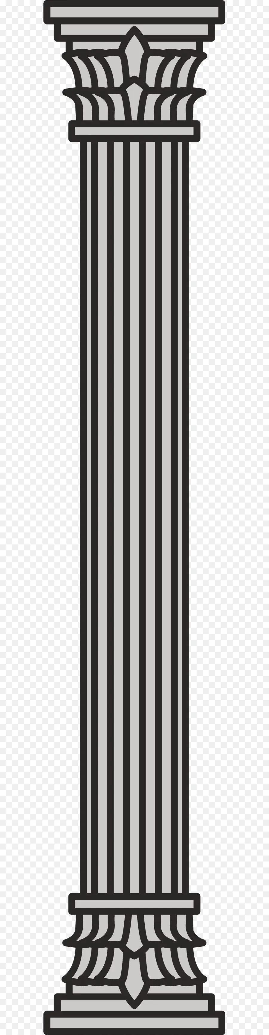 Columna，En Blanco Y Negro PNG