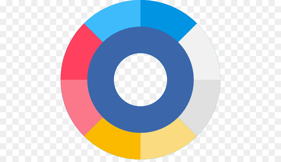 Gráfico Circular Colorido，Datos PNG