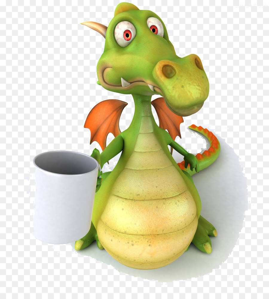 Dragón Verde，Taza PNG