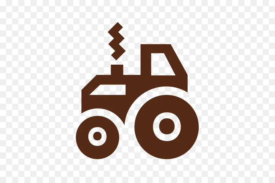 Icono De Tractor Marrón，Símbolo PNG