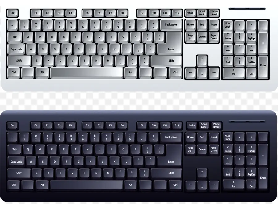 Teclado De La Computadora，El Ratón De La Computadora PNG