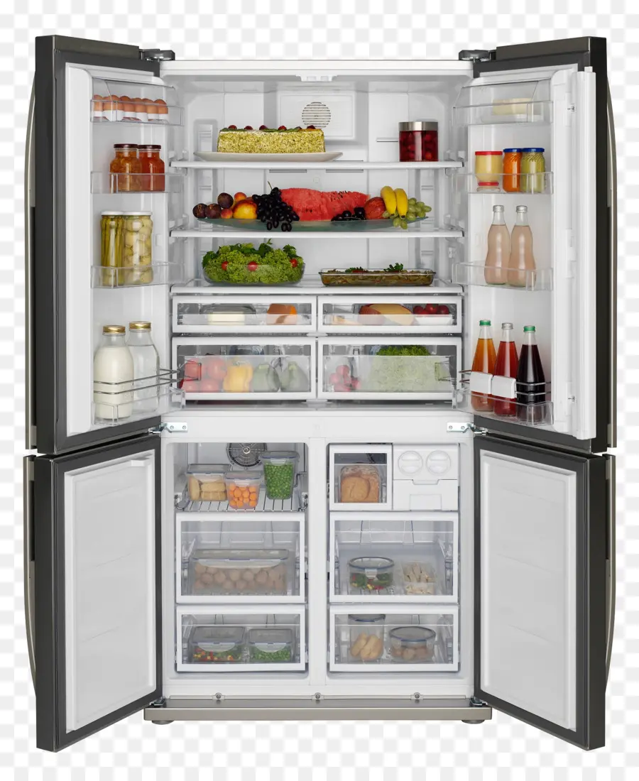 Refrigerador，Alimento PNG