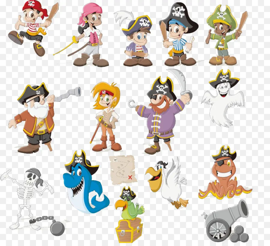 De Dibujos Animados，La Piratería PNG