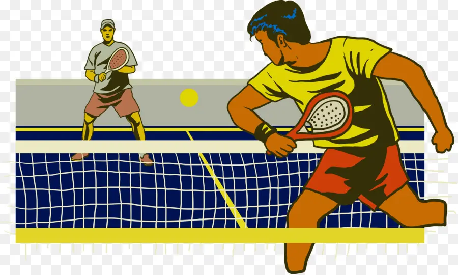 Jugadores De Tenis，Raqueta PNG