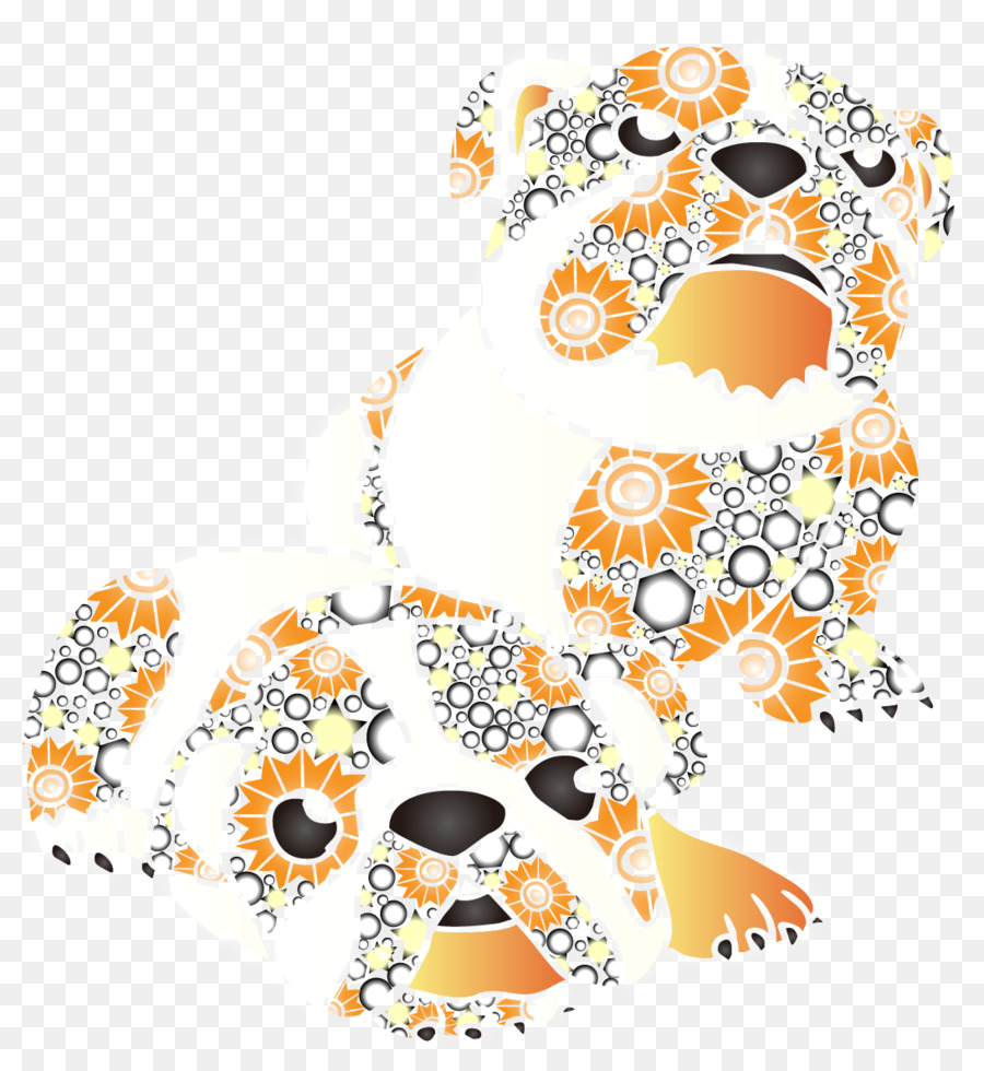 Ilustración De Bulldog，Perro PNG