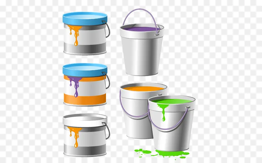 Cubos De Pintura，Color PNG