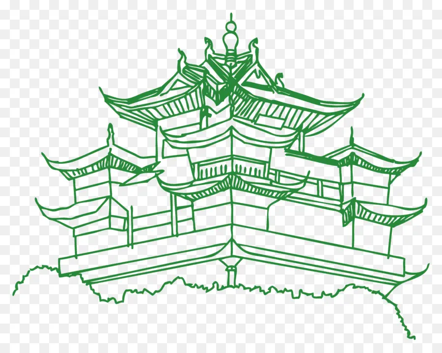 Pagoda，Templo PNG