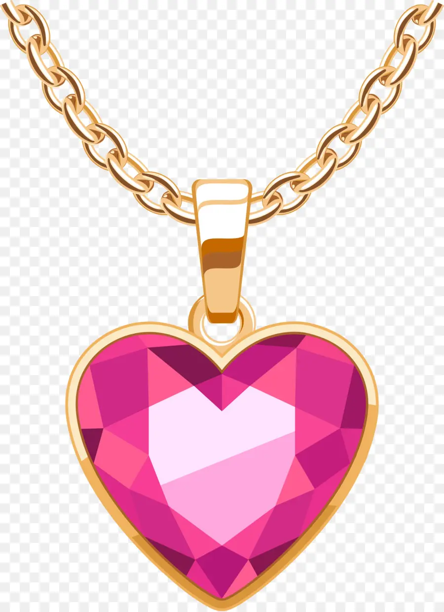 Collar De Corazón，Colgante PNG