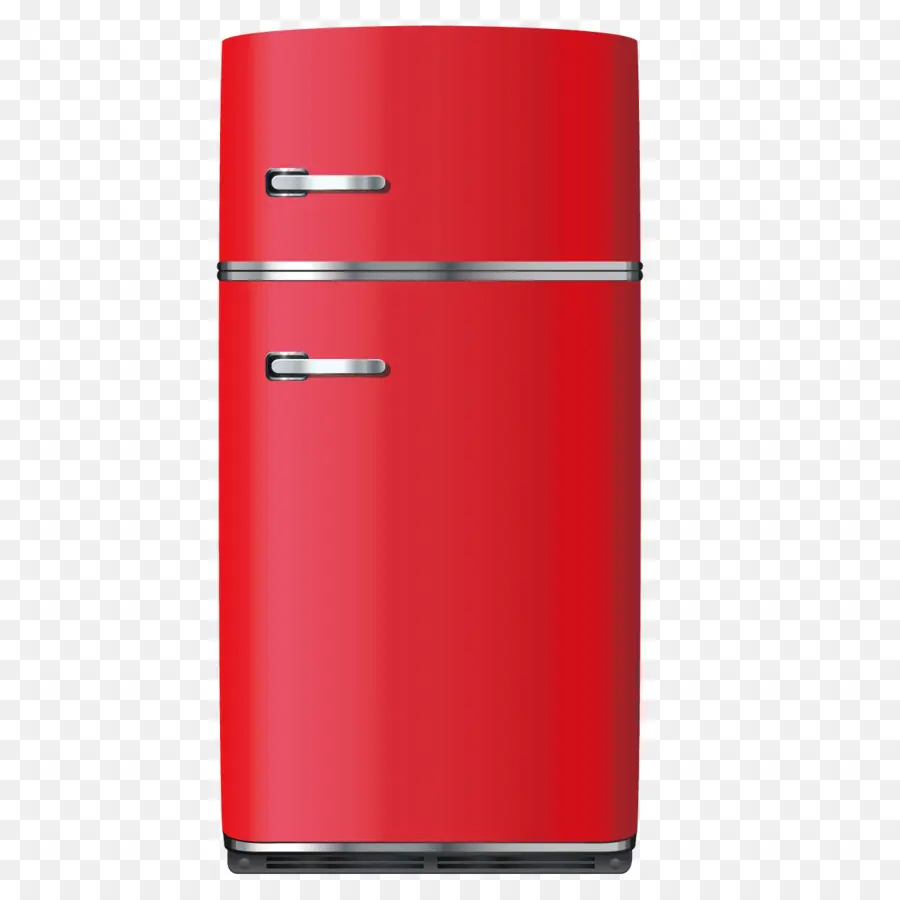 Refrigerador，Rojo PNG