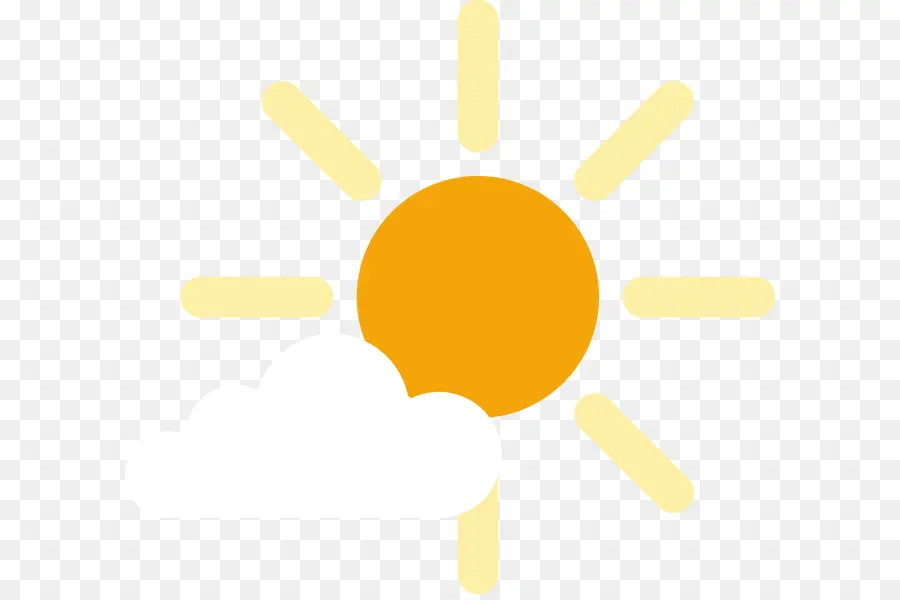 Sol，Nubes PNG