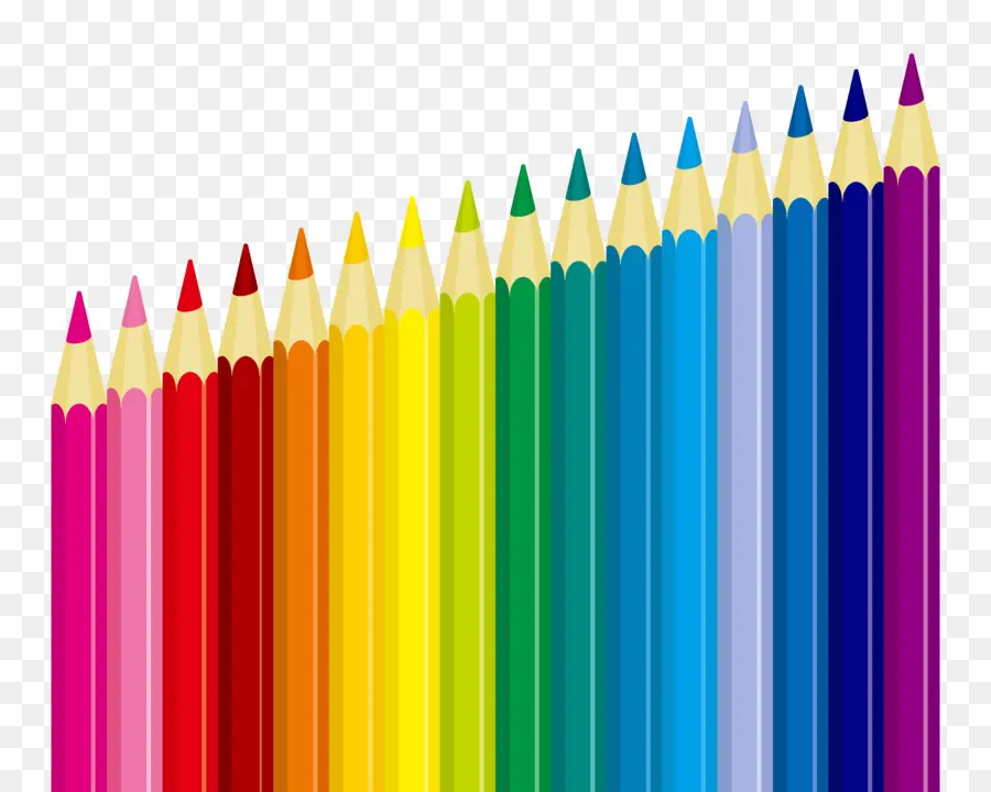 Lápices De Colores，Dibujo PNG