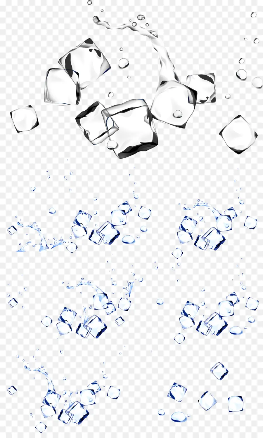 Cubitos De Hielo，Frío PNG