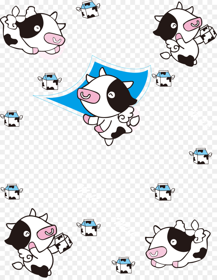 Vaca，Dibujos Animados PNG