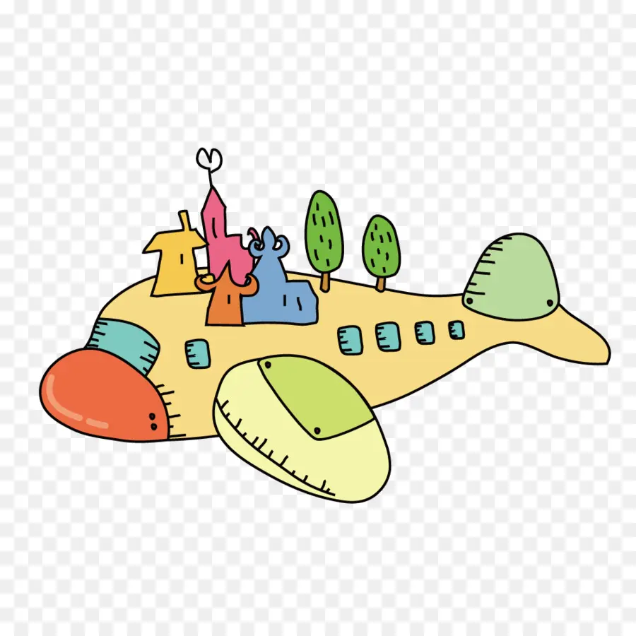 Avión，Dibujo PNG