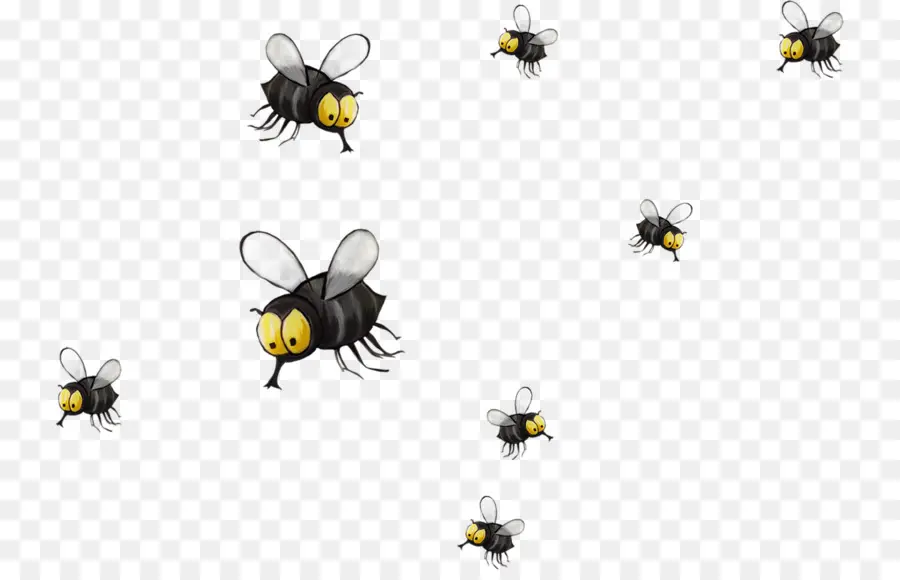 Abejas De Dibujos Animados，Abejas PNG